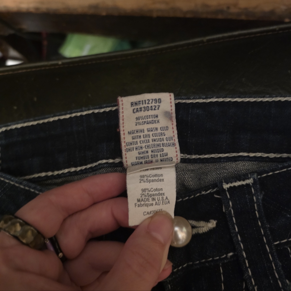 Women's True Religion Blue Jeans - Picture 7 of 8